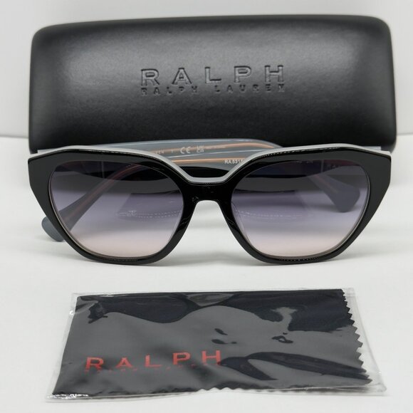 Ralph RA5315U 606636 Black on Opal Grey Pink Gradient Sunglasses NOTE - Picture 1 of 10